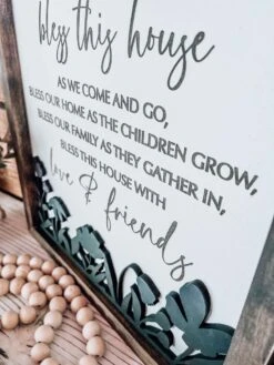 Bless This House Sign | Farmhouse Home Decor -The Farmer’s Wife WI Deals Store 348356857 618084310379137 1677216712613716205 n