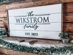 Family Name Sign For Wall | Wood Family Name Sign | Rectangular Name Sign 7 Family Name Sign For Wall | Wood Family Name Sign | Rectangular Name Sign -The Farmer’s Wife WI Deals Store 349220243 823863582007435 8774119347605718460 n