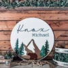 Nursery Name Sign For Boy | Nature Nursery Decor | Wildlife Nursery | Woodland 3D Name Sign | Nursery Name Sign | Nursery Room Decor