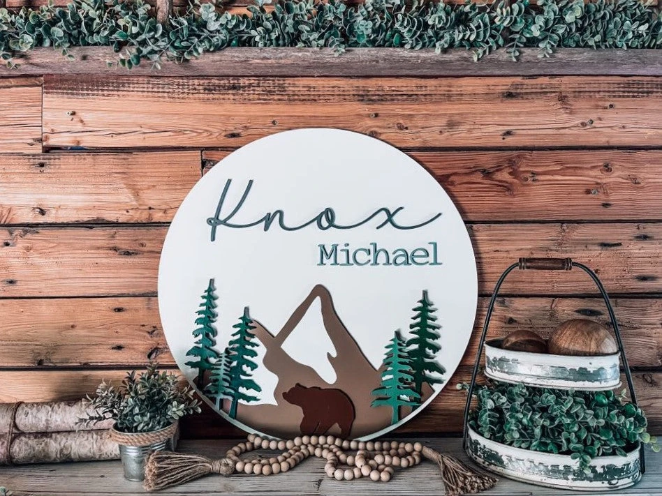 Nursery Name Sign For Boy | Nature Nursery Decor | Wildlife Nursery | Woodland 3D Name Sign | Nursery Name Sign | Nursery Room Decor 1 Nursery Name Sign For Boy | Nature Nursery Decor | Wildlife Nursery | Woodland 3D Name Sign | Nursery Name Sign | Nursery Room Decor
