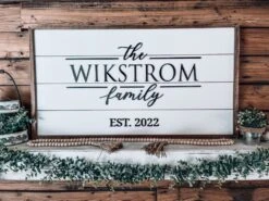 Family Name Sign For Wall | Wood Family Name Sign | Rectangular Name Sign 8 Family Name Sign For Wall | Wood Family Name Sign | Rectangular Name Sign -The Farmer’s Wife WI Deals Store 353055801 1284973185444657 3806347611351050512 n
