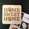 Pet Fridge Magnet | Home Sweet Home Dog Print | Small Gifts | Gifts For Him | Gifts For Her | Funny Pet Gift
