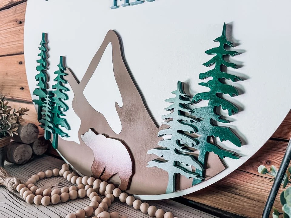 Nursery Name Sign For Boy | Nature Nursery Decor | Wildlife Nursery | Woodland 3D Name Sign | Nursery Name Sign | Nursery Room Decor 3 Nursery Name Sign For Boy | Nature Nursery Decor | Wildlife Nursery | Woodland 3D Name Sign | Nursery Name Sign | Nursery Room Decor - Image 3