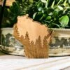 Wisconsin Northwoods Magnet | Wisconsin Forest Wood Magnet