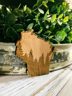 Wisconsin Northwoods Magnet | Wisconsin Forest Wood Magnet -The Farmer’s Wife WI Deals Store 354294786 1367723344072681 8871957600017599012 n