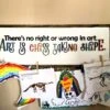 Child Artwork Display | Child Art | There's No Right Or Wrong In Art | Art Is Chaos Taking Shape