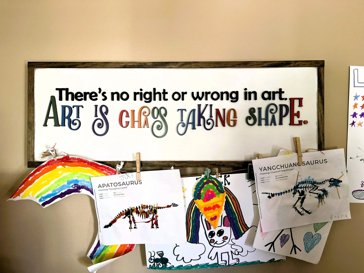 Child Artwork Display | Child Art | There's No Right Or Wrong In Art | Art Is Chaos Taking Shape 1 Child Artwork Display | Child Art | There's No Right Or Wrong In Art | Art Is Chaos Taking Shape