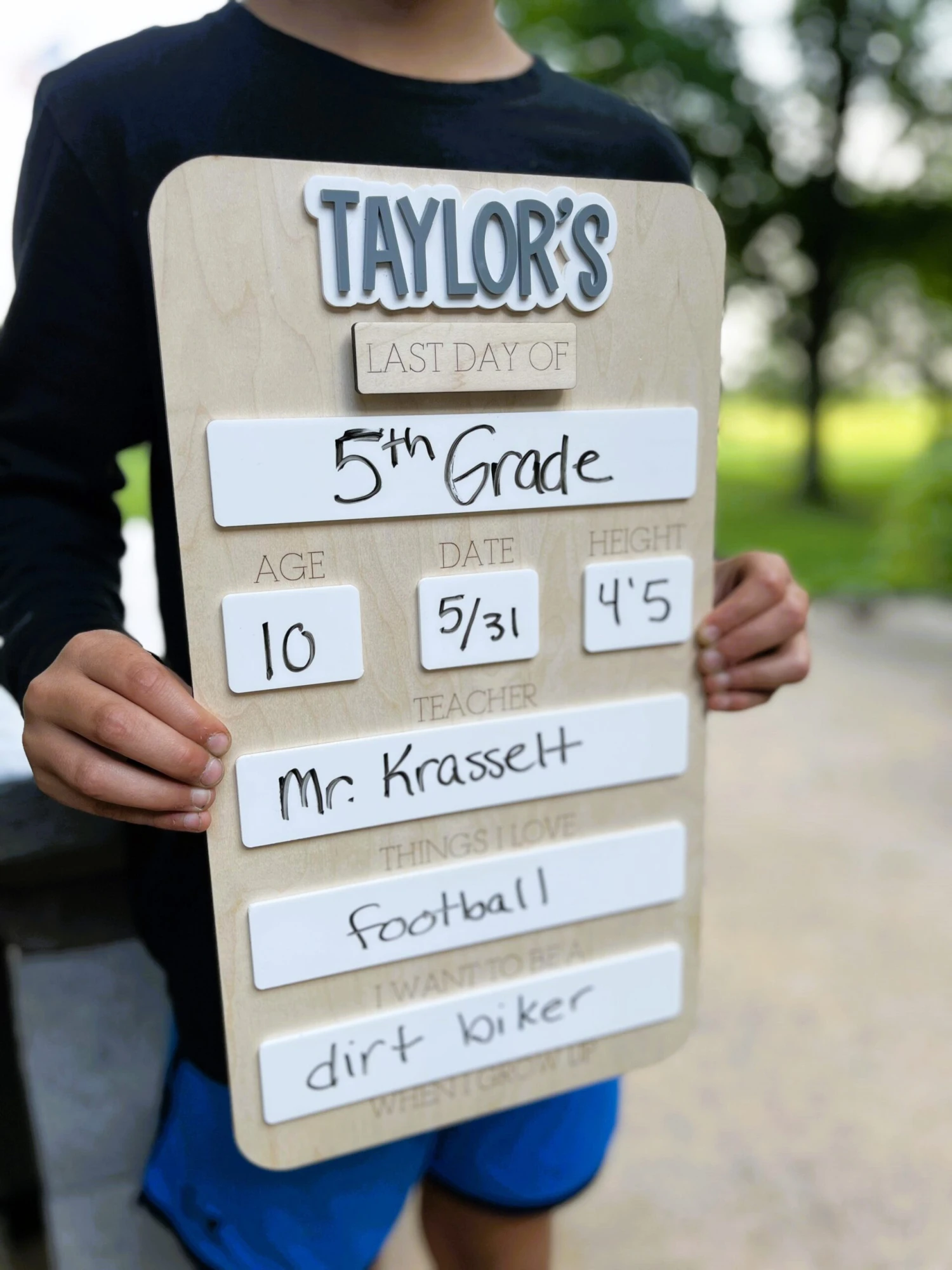 Personalized First Day Of School Sign | Last Day Of School Board 3 Personalized First Day Of School Sign | Last Day Of School Board - Image 3