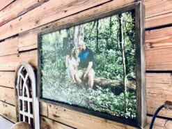 Custom UV Printed Wood Photo | Personalized Framed Picture On Wood | Farmhouse Wall Art | Rustic Wedding Gift | Photo Gift For Anniversary Or Family -The Farmer’s Wife WI Deals Store 360803cc ccb3 489d b743 0759840ee021