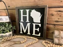 Wisconsin Sign With 3D Cutout Lettering | Home - State 7 Wisconsin Sign With 3D Cutout Lettering | Home - State -The Farmer’s Wife WI Deals Store 368214154 799082811897453 7020484997007565520 n