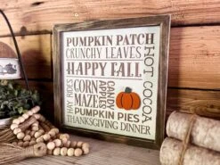 Fall Subway Art With Pumpkin | Fall Decor | Fall Signs For Home | Fall Signs Wooden | Autumn Decor | Autumn Shows Us Just How Beautiful Change Can Be -The Farmer’s Wife WI Deals Store 371538004 243757535301532 6182292517675805946 n