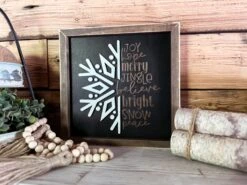 Christmas Sign | Snowflake Subway Art | Farmhouse Sign -The Farmer’s Wife WI Deals Store 371547018 2483883591778055 7262070041929318740 n