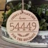 New House Ornament | Zip Code Ornament | House Number Ornament | There's No Place Like Home For The Holidays