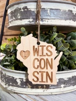 Wisconsin Christmas Ornament | Wisconsin With Heart 6 Wisconsin Christmas Ornament | Wisconsin With Heart -The Farmer’s Wife WI Deals Store 372066146 208942778601921 1863340480819510311 n
