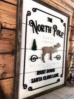 Welcome To The North Pole Sign | Farmhouse Christmas Sign | Winter Sign 11 Welcome To The North Pole Sign | Farmhouse Christmas Sign | Winter Sign -The Farmer’s Wife WI Deals Store 380362779 1393578734841883 7367902877572735823 n