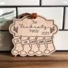 Family Ornament | Christmas Ornament | Stocking And Chimney Ornament