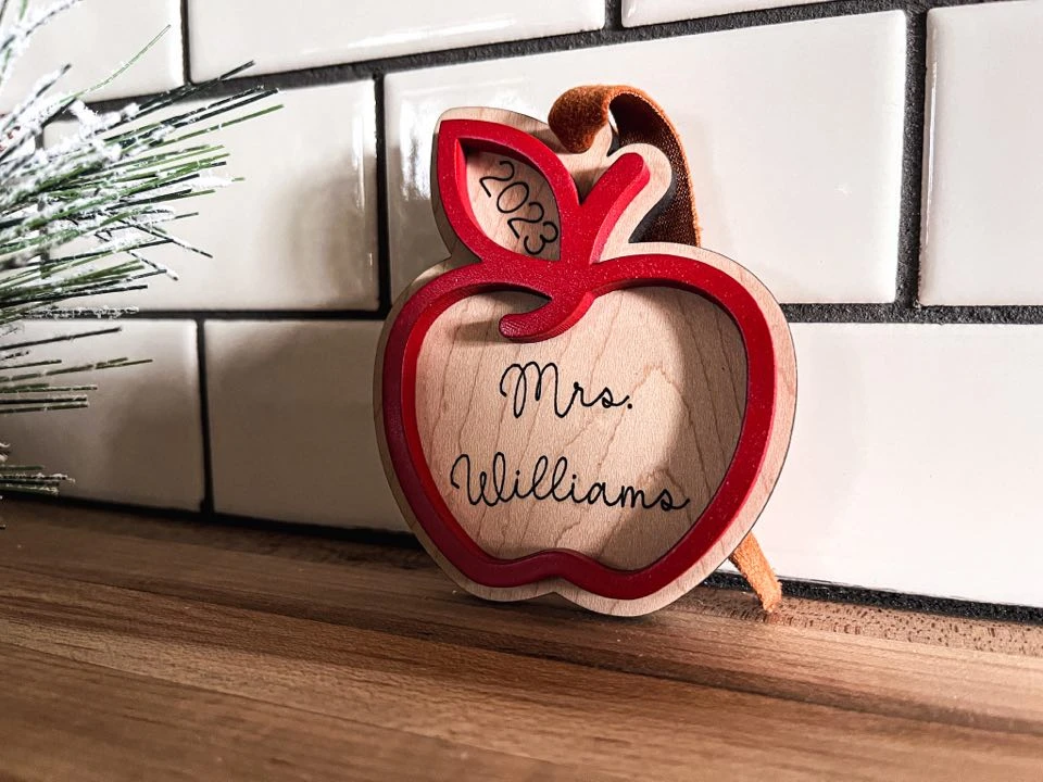 Teacher Gift | Teacher Ornament | Personalized Ornament 2 Teacher Gift | Teacher Ornament | Personalized Ornament - Image 2