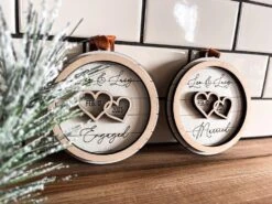 Marriage Christmas Ornament | Engaged Christmas Ornament | Personalized Ornament 5 Marriage Christmas Ornament | Engaged Christmas Ornament | Personalized Ornament -The Farmer’s Wife WI Deals Store 385522659 6625961760836071 3881245492874254192 n