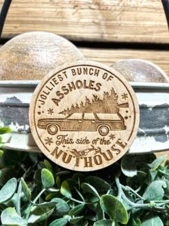 Christmas Magnet | Christmas Vacation Quote | Jolliest Bunch Of Assholes This Side Of The Nuthouse