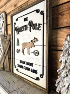 Welcome To The North Pole Sign | Farmhouse Christmas Sign | Winter Sign 14 Welcome To The North Pole Sign | Farmhouse Christmas Sign | Winter Sign -The Farmer’s Wife WI Deals Store 385541207 1531304380989063 6342682276386519959 n