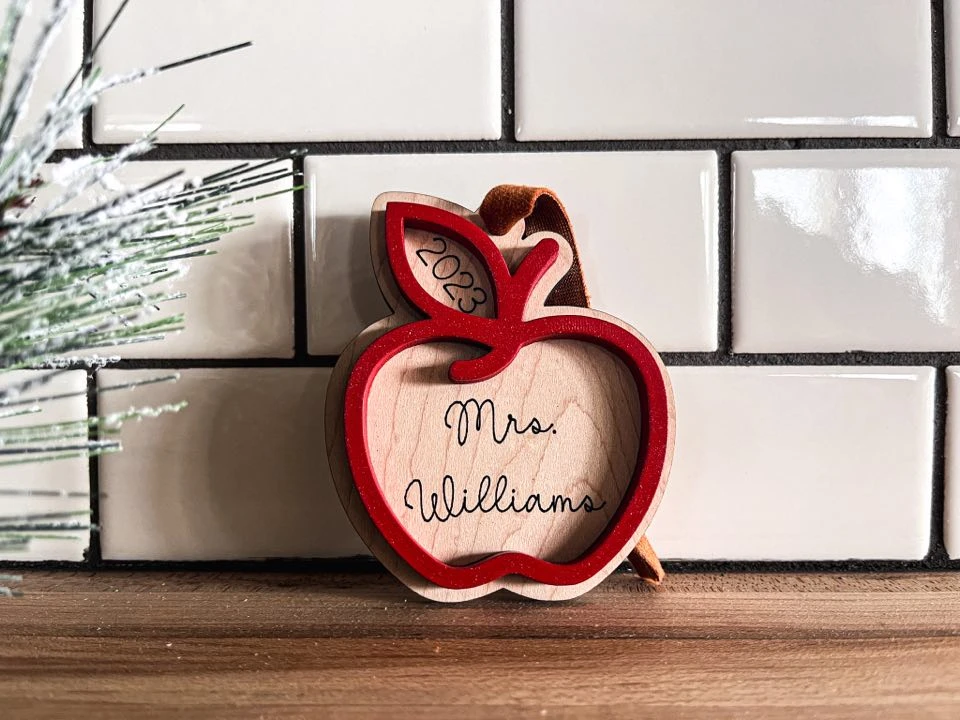 Teacher Gift | Teacher Ornament | Personalized Ornament 1 Teacher Gift | Teacher Ornament | Personalized Ornament