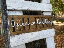 Personalized Laser Cut Wedding Decor Sign With Names -The Farmer’s Wife WI Deals Store 3A278FD0 2171 46A6 859D 74ABCA1822DF