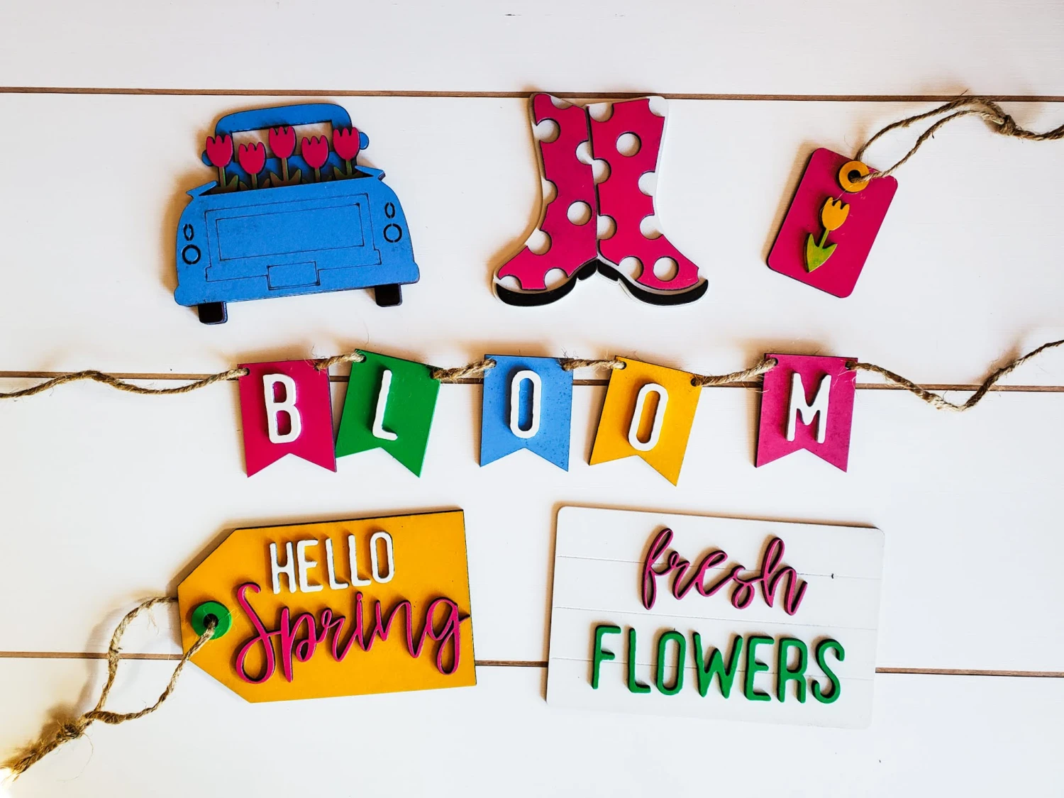 Fresh Flowers Tiered Tray Decor | Spring Tiered Tray Decor | Tiered Tray Decor Bundle | Tiered Tray Signs | Tiered Tray DIY Kit 1 Fresh Flowers Tiered Tray Decor | Spring Tiered Tray Decor | Tiered Tray Decor Bundle | Tiered Tray Signs | Tiered Tray DIY Kit