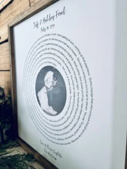 Personalized Wedding Song Lyric Print With Photo - Custom Anniversary Gift, First Dance Song, Framed Keepsake, Wedding Decor 9 Personalized Wedding Song Lyric Print With Photo - Custom Anniversary Gift, First Dance Song, Framed Keepsake, Wedding Decor -The Farmer’s Wife WI Deals Store 3e79541f 48e2 4286 ae81 971fd025aad1