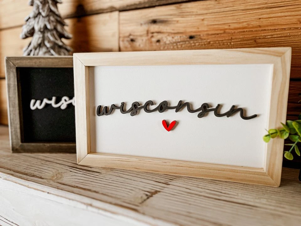 Wisconsin Sign | Wisconsin Art | Wisconsin Decor | Wisconsin Gifts 5 Wisconsin Sign | Wisconsin Art | Wisconsin Decor | Wisconsin Gifts - Image 5