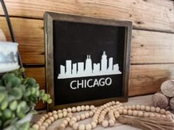 Chicago Skyline Art | Illinois Sign | Chicago Home Decor | Illinois Gifts | Skyline Sign -The Farmer’s Wife WI Deals Store 417967765 696306789099515 5136745404455308967 n
