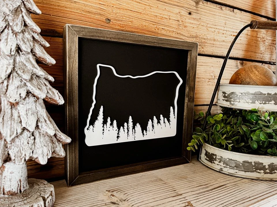 Oregon Art | Oregon Forest Sign | Oregon Home Decor | Oregon Gifts | Mt Hood Oregon Sign 4 Oregon Art | Oregon Forest Sign | Oregon Home Decor | Oregon Gifts | Mt Hood Oregon Sign - Image 4