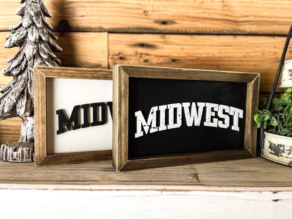 Midwest Sign | Midwest Art | Midwest Decor | Wisconsin Home Decor | Wisconsin Gifts 3 Midwest Sign | Midwest Art | Midwest Decor | Wisconsin Home Decor | Wisconsin Gifts - Image 3