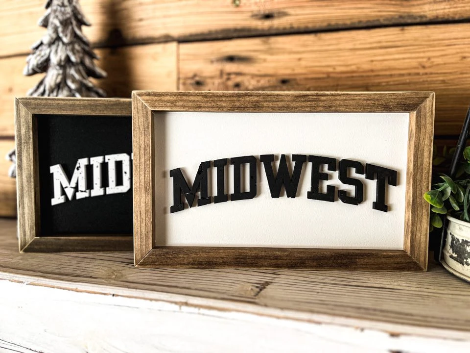 Midwest Sign | Midwest Art | Midwest Decor | Wisconsin Home Decor | Wisconsin Gifts 2 Midwest Sign | Midwest Art | Midwest Decor | Wisconsin Home Decor | Wisconsin Gifts - Image 2
