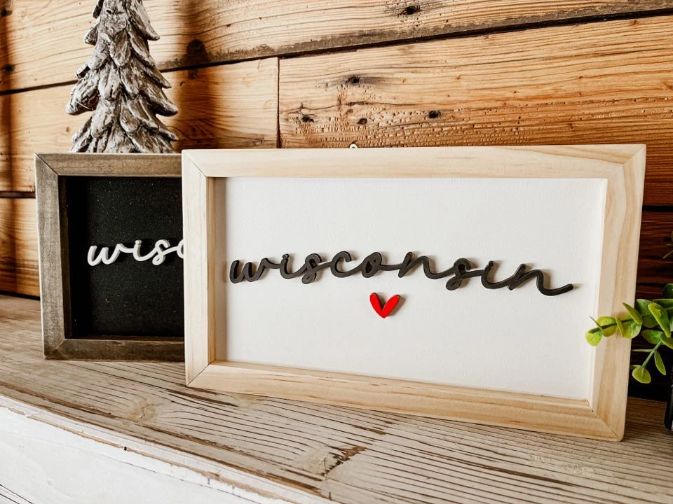 Wisconsin Sign | Wisconsin Art | Wisconsin Decor | Wisconsin Gifts 6 Wisconsin Sign | Wisconsin Art | Wisconsin Decor | Wisconsin Gifts - Image 6