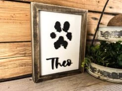 Pet Paw Print Memorial Sign | Dog Print | Home Pet Sign | Wood Signs | Wood Wall Art -The Farmer’s Wife WI Deals Store 418585910 884947720076713 4862964336938198320 n