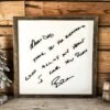 Custom Handwriting Sign | Raised Lettering | Personalized Handwritten Sign