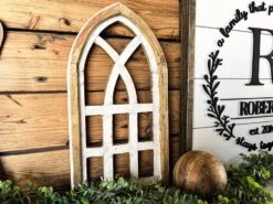 19" Cathedral Wood Arches | Church Window Wall Decor | Farmhouse Window | Wooden Arch | Arched Frame | Cathedral Window Frame -The Farmer’s Wife WI Deals Store 418598798 375447385250979 2093788678723269261 n
