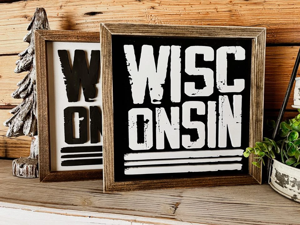 Wisconsin Sign | Wisconsin Art | Wisconsin Home Decor | Wisconsin Gifts 1 Wisconsin Sign | Wisconsin Art | Wisconsin Home Decor | Wisconsin Gifts