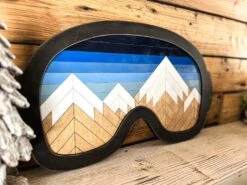 Mountain Mosaic Wall Art | Ski Art | Snowboard Art | Snowboarding Gift | Mountain Wall Art | Ski Goggles Mosaic Art -The Farmer’s Wife WI Deals Store 419082794 2416307932092494 642227440584766216 n