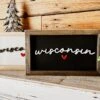 Wisconsin Sign | Wisconsin Art | Wisconsin Decor | Wisconsin Gifts