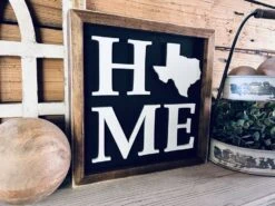 Home Texas Sign | Small Shelf Decor -The Farmer’s Wife WI Deals Store 441967745 1599236264197439 5534061299834648983 n