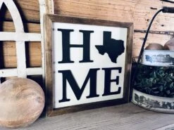 Home Texas Sign | Small Shelf Decor -The Farmer’s Wife WI Deals Store 447772230 1401047370595443 2293859658026653379 n