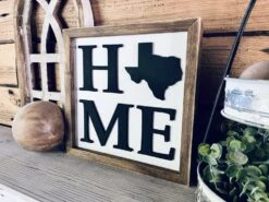 Home Texas Sign | Small Shelf Decor -The Farmer’s Wife WI Deals Store 447783663 1118393252549696 3344587729972692195 n