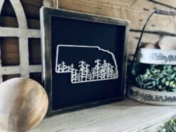 Nebraska Sign With Corn Field | Small Shelf Decor -The Farmer’s Wife WI Deals Store 447783996 374361888996096 7752063796670091689 n