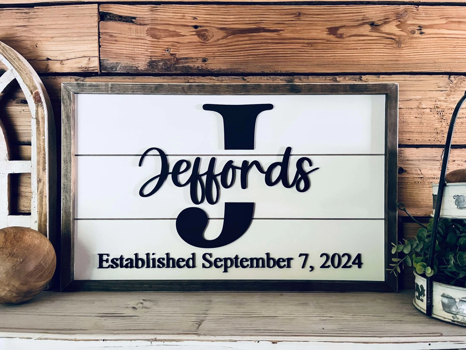 Personalized Last Name Shiplap Sign | Last Name And Established Date Sign | Wedding And Anniversary Gift 1 Personalized Last Name Shiplap Sign | Last Name And Established Date Sign | Wedding And Anniversary Gift