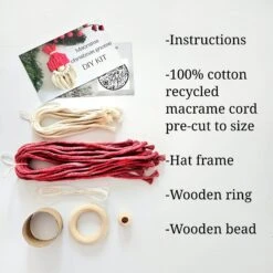 Macrame Gnome Ornament DIY KIT -The Farmer’s Wife WI Deals Store 45d0367d01c2da4bf33f58578b44a2b0ce4532be69abbe2fd175c8c84ee87e63
