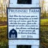 Personalized Farm Prayer Sign | Raised Lettering Farmhouse Sign With Shiplap