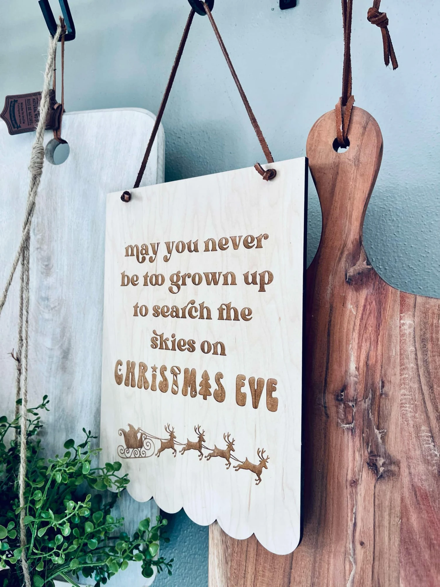 May You Never Be Too Old To Search The Skies On Christmas Eve – Inspirational Holiday Decor 2 May You Never Be Too Old To Search The Skies On Christmas Eve – Inspirational Holiday Decor - Image 2