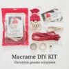 Macrame Gnome Ornament DIY KIT