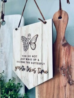 Growth Takes Time" Engraved Maple Wood Sign - Inspirational Wall Decor - Butterfly And Floral Design - Motivational Gift For Home Or Office 9 Growth Takes Time" Engraved Maple Wood Sign - Inspirational Wall Decor - Butterfly And Floral Design - Motivational Gift For Home Or Office -The Farmer’s Wife WI Deals Store 4cc96183 2531 44e6 abc5 6725182fb5a6